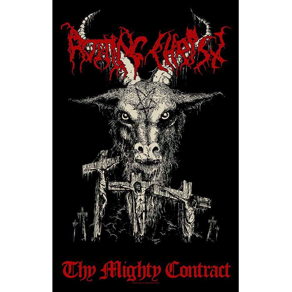 Rotting Christ - Thy Mighty Contract Textiel Poster - Zwart